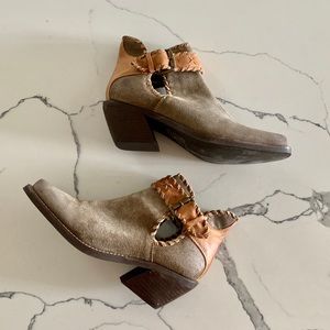 Jeffrey Campbell Suede Bootie (NWOT)